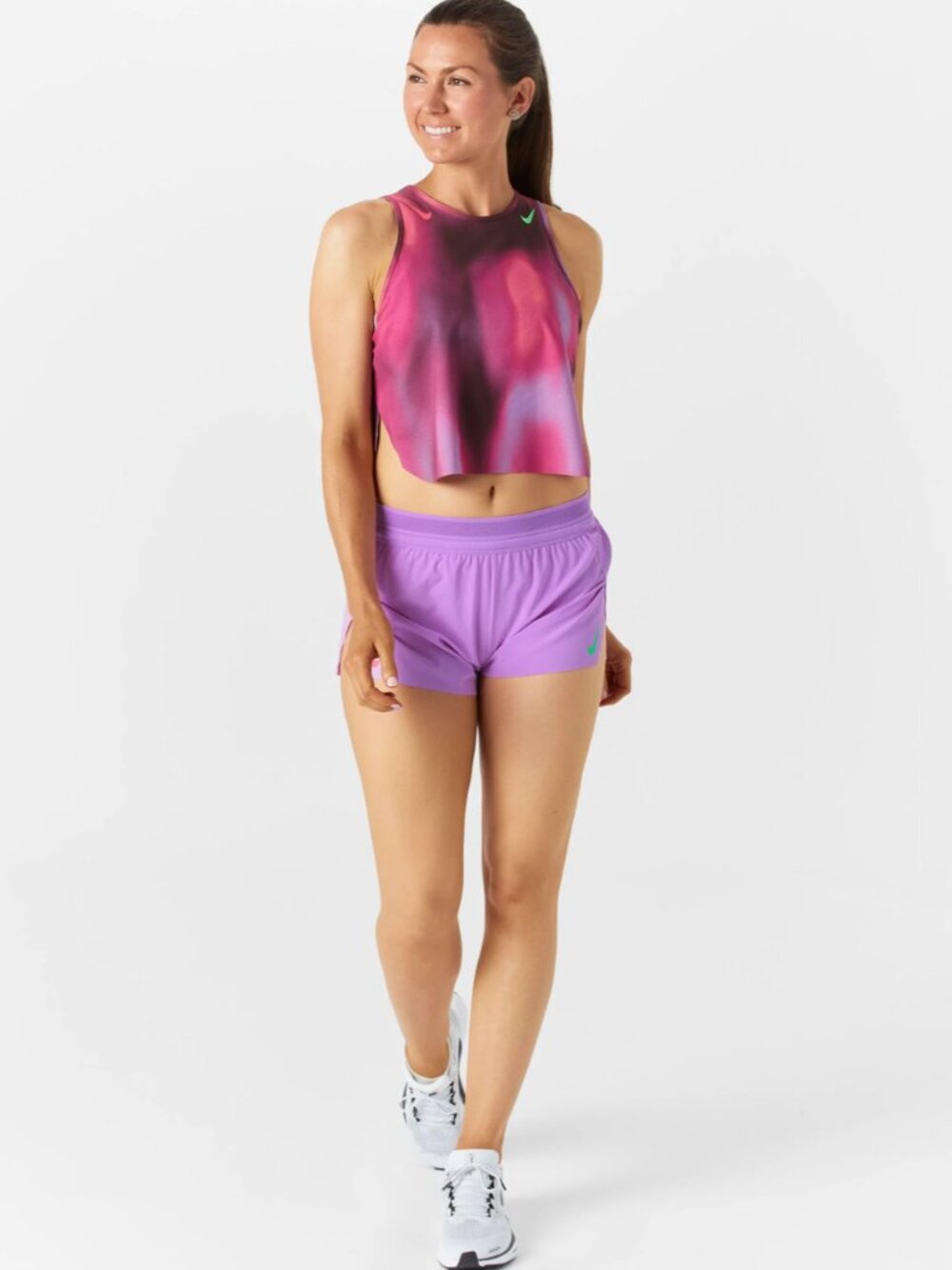 Nike Women's AeroSwift Faith Kipyegon Dri-Fit  Shorts  Rush Fuchsia size XL NWT